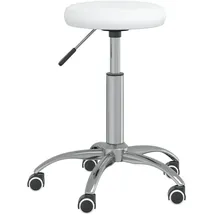 vidaXL Massagehocker Kunstleder 42 x 54 x 42 cm Weiß