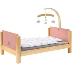 MUSTERKIND Puppenbett Barlia, rosa