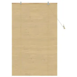 vidaXL Rollo Natur 120 x 160 cm Bambus/Braun