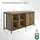 SoBuy Kücheninsel 170 x 89 x 60 cm Braun/Schwarz