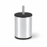 MS Beschläge Möbelfuß Einschraub- Möbelstütze 80mm - Möbelstempel Ø 60mm, (1-St), Sofafuß Chrom glänzend mit M8 Gewindeschraube silberfarben