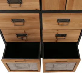 Mendler Apothekerkommode 136 x 73 x 35 cm Beige
