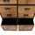 Mendler Apothekerkommode 136 x 73 x 35 cm Beige