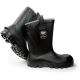 Riglite X Winterstiefel für Herren und Damen gefüttert und wasserdicht mit Stahlkappe und Stahlsohle, rutschfest, leichte Arbeitsstiefel für Landwirtschaft und Industrie, isolierend, schwarz, EU 43 - 43 EU