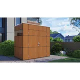 BERTILO Gartenhaus HPL Mini, in verschiedenen Farben, BxT: 231x165 cm, Fassaden-HPL in Architekturqualität, witterungsbeständig, farbstabil