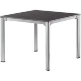 Sieger Exclusiv Gartentisch 95 x 95 cm graphit/anthrazit