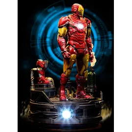 Iron Studios Marvel Deluxe Art Scale Statue 1/10 Iron Man Unleashed 23 cm