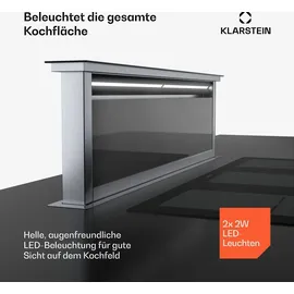 Klarstein Royal Flush Eco Dunstabzugshaube 120 cm Schwarz