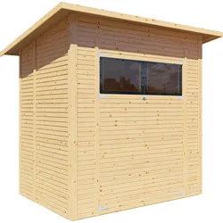 Bertilo Gartenhaus Pent Modern 2 naturbelassen