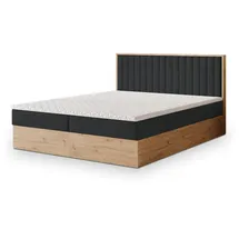 masseno VARELI 160 x 200 cm Schwarz