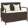 vidaXL Gartenbank 114 x 57 x 87 cm Braun