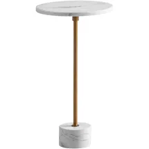 Wohnling Beistelltisch (DH 30x56 cm) - weiß - DH 30x56 cm