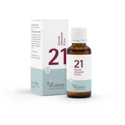 Schüßler-Salz Nr. 21 Zincum chloratum D6 30 ml Tropfen