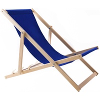 Liegestuhl Strandstuhl Sonnenliege Sonnenstuhl aus Buchenholz Klappbar bis 120kg
