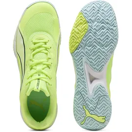 Puma Accelerate Pro 4 Hallenschuhe, Unisex, Fizzy light/green terrain/light moss/puma white