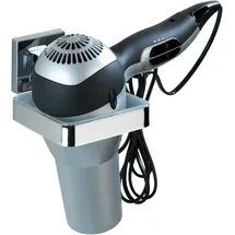 Wenko Haartrocknerhalter Quadro Edelstahl