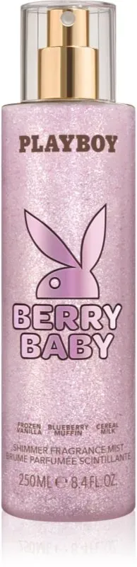 Playboy Berry Baby Bodyspray mit Glitzerteilchen für Damen 250 ml