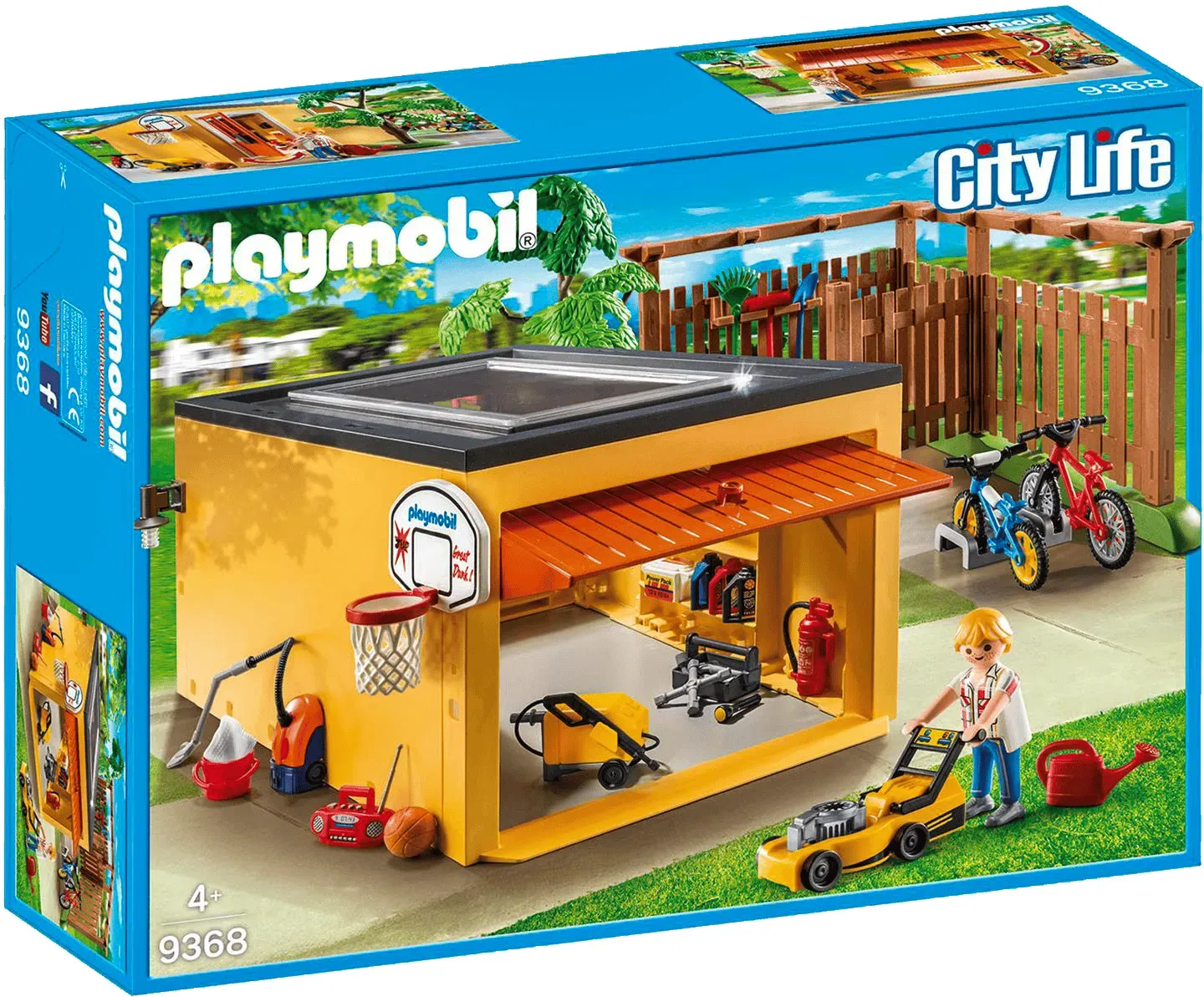 Preisvergleich Produktbild 9368 Garage mit Fahrradstellplatz Exklusivset - Playmobil