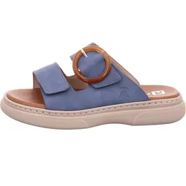 Rieker Bequeme Pantoletten für Damen, blau, Größe 36 EU