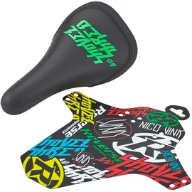 Reverse Components Reverse Nico Vink Shovel & Shred Sattel schwarz/grün