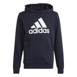 Adidas Kinder Hooded Sweat U Bl Hoodie, Legend Ink/White, IC6833, 128