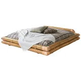 Tikamoon Futonbett 160 x 200 cm Beige