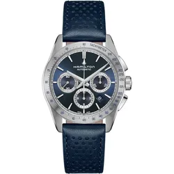 Hamilton H36616640 Herrenuhr Chronograph Automatik Jazzmaster Performer Blau