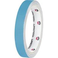 TOOLCRAFT HEB19L10BC HEB19L10BC Gewebeklebeband HEB19L10BC Blau (L x B)