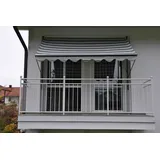 Angerer Klemmmarkise Exklusiv 250 cm hellgrau/schwarz/weiß