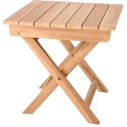 Jan Kurtz Fiji Beistelltisch Teak massiv natur 48x48x46 cm