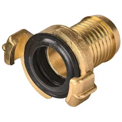 Messing Schlauchstück 1 Zoll 25mm mit GK-Kupplung