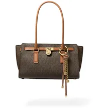 Michael Kors Sm Ew Shoulder Tote Shopper Kunstleder Braun