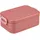 Mepal Lunchbox Take a Break midi - Brotdose To Go - Für 2 Sandwiches oder 4 Brotscheiben - Meal Prep Box - Essensbox mit Unterteilung - Spülmaschinenfest - 900 ml - vivid mauve