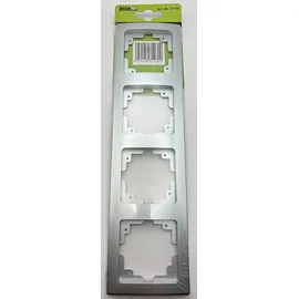 ChiliTec DELPHI 4-fach Rahmen Silber