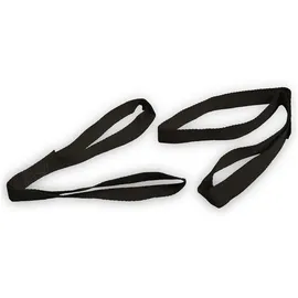 LAS Spanngurte Doppelschlaufen 10324 25 mm x 45 cm Schwarz