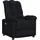 vidaXL Massagesessel Schwarz Polyester 99 x 102 x 99 cm Schwarz mit Fernbedienung
