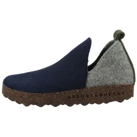 Asportuguesas Hausschuhe Filz Blau 42