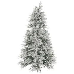 Weihnachtsbaum Home ESPRIT Weiß Polyäthylen Verschneit 120 x 120 x 210 cm