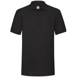 Fruit of the Loom 65/35 HEAVY POLO Herren Poloshirt in versch. Farben und Größen, schwarz, XL