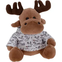 Home Styling Collection Rentier mit Pullover 20 cm Braun