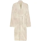 vidaXL Bademantel Creme M Baumwolle