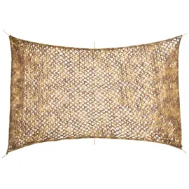 vidaXL Tarnnetz mit Aufbewahrungstasche 410x285 cm Sandfarbe