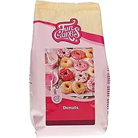 FunCakes Mix für Donuts, Backen Sie ganz einfach Ihre eigenen Donuts zu Hause in der Friteuse oder im Ofen, Halal. 500 g.