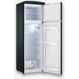 Severin RKG 8984 Retro-Kühl-Gefrierkombination (246 l, 1665 mm hoch, Schwarz)