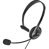 Renkforce Telefon On Ear Headset kabelgebunden Mono Schwarz Lautstärkeregelung, Mikrofon-Stummschal