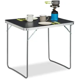 Relaxdays Campingtisch klappbar Silber/Grau