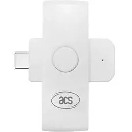 ACS ACR39U-NF PocketMate II, (USB-C), Speicherkartenlesegerät, Weiss