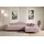 altdecor Ecksofa Cord mit Schlaffunktion 2-Sitzer Rosa