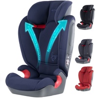 NEUHEIT: AVOVA® Star OHNE ISOFIX Der Kindersitz für lange Fahrten ca. 3-12 Jahre 100-150 cm Atlantik-Blau