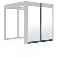 Sunelements Wandelement SunCover Deluxe 5mm ESG satiniert 2m Einscheibensicherheitsglas